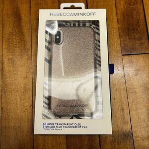 Rebecca Minkoff Iphone X Case Multi Glitter NEW in BOX